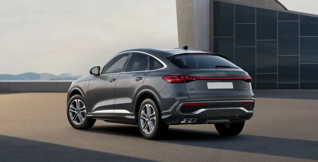 AUDI-Q5-Sportback-S-line-TDI-quattro-150kW-204CV-S-tronic-trasera-gris-daytona